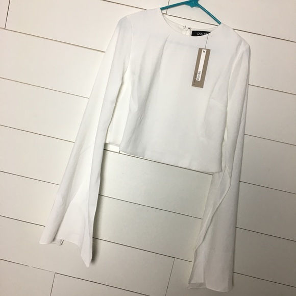 DO+BE Tops - NWT do+be Long Sleeve Cropped Blouse